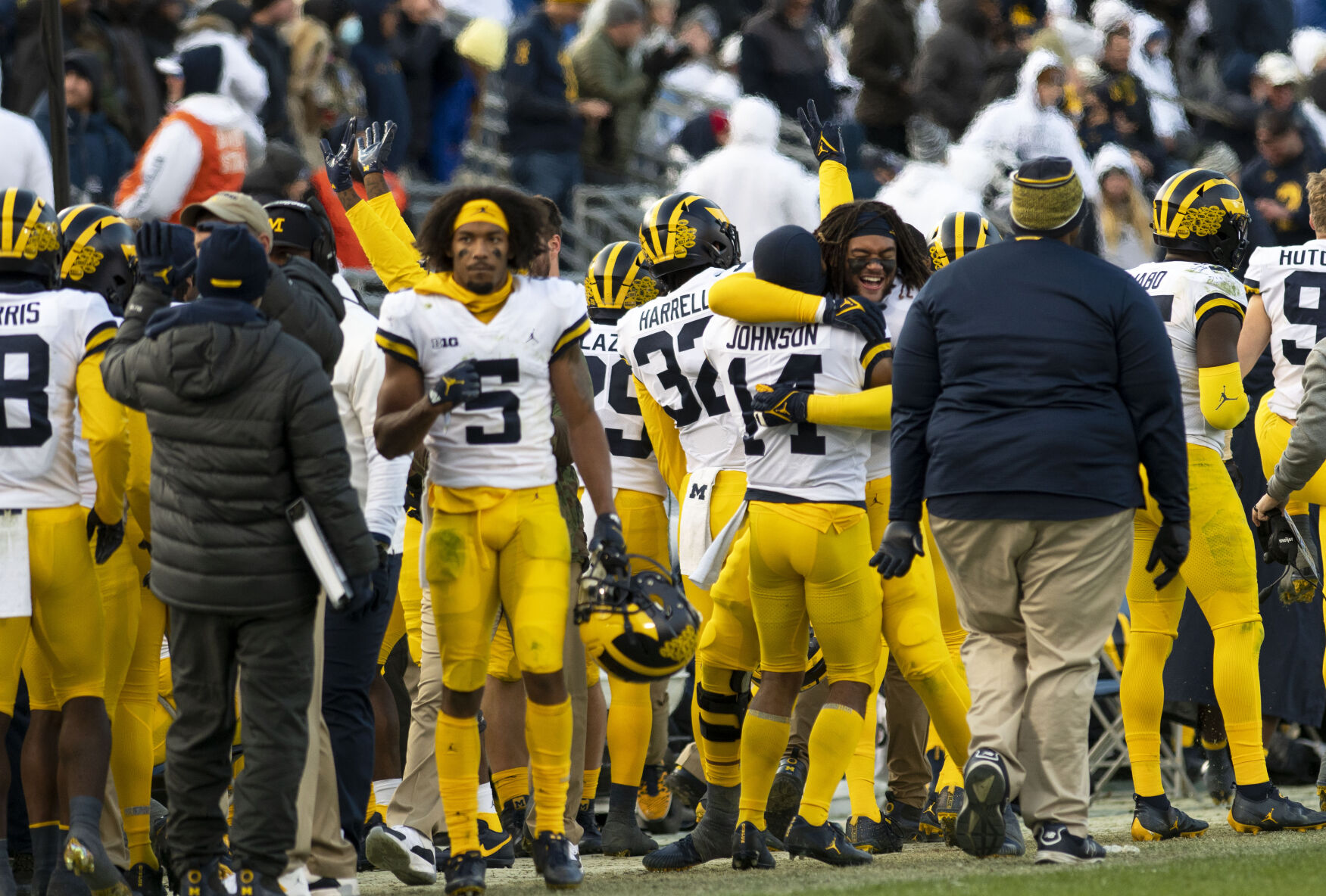 Penn State football vs. Michigan, Michigan celebration